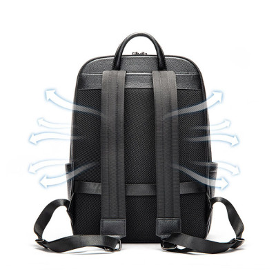 Balo nam da bò BAOHA LEATHER BHM2302 Ba lô laptop 15.6inch, thiết kế mới đa năng hơn