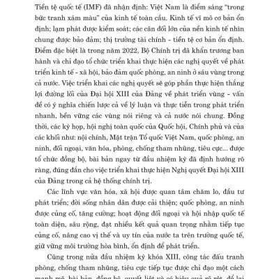 Biến thách thức thành cơ hội. Quyết tâm đột phá đưa đất nước phát triển nhanh, bền vững (bản in 2024)