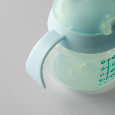 Bình tập uống nước có vòi mút chống tràn, chống sặc Tommee Tippee Soft Spout, 150ml, cho bé từ 4 tháng – Hồng