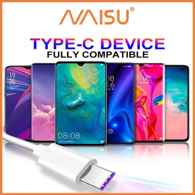 Cáp Sạc Type C Truyền Dữ Liệu 5A Dài 1M Màu Trắng Cho Android  ID – 1815 - Hàng nhập khẩu