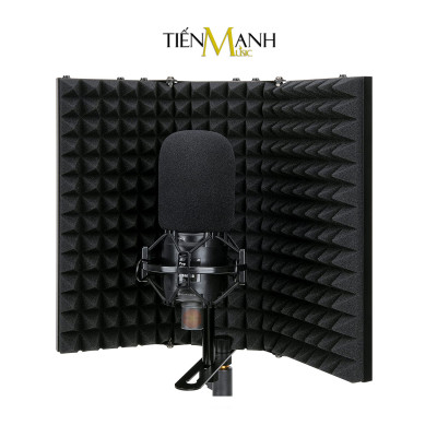 Màng Vách Chắn Tiêu Âm Cho Micro Phòng Thu Loại 3 Cánh Dr.Mic SIC-03 Mic Vocal Booth Màn Tấm Khung Vành Chống Dội, Vang, Tiếng Ồn Hàng Chính Hãng - Kèm Móng Gẩy DreamMaker