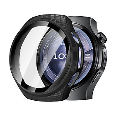 Ốp Case PC Mặt Kính Cường Lực chống va đập cho Huawei Watch 5 Size 42mm / 46mm - Hàng Chính Hãng