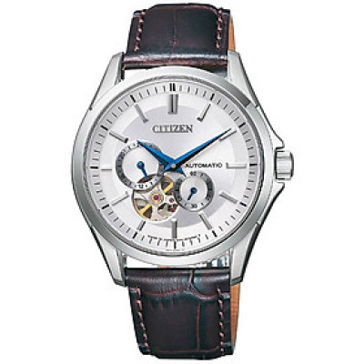 Đồng Hồ Nam Citizen Dây Da NP1010-01A - Mặt Trắng (Sapphire)