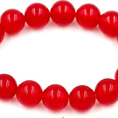 Chuỗi tay thạch anh đỏ - 12 ly 16 hạt - hợp với mệnh Thổ và mệnh Hỏa
