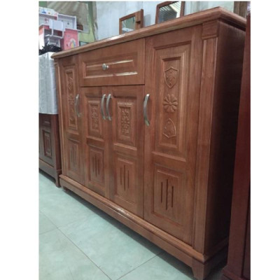 Tủ giày gỗ sồi loại 1 chắc chắn tỉ mỉ