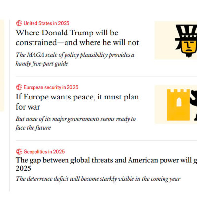 Tạp chí tiếng Anh - The World Ahead 2025 mới nhất - The Economist