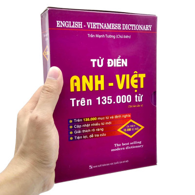 Từ Điển Anh - Việt Trên 135.000 Từ (Bìa Cứng) (Tái Bản Lần 4)