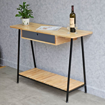 Bàn console có ngăn kéo gỗ cao su Juno sofa CSTCT069 120x40x85 cm