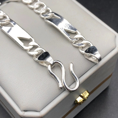 Lắc Tay Nam Bạc Ta Đơn Giản N Nam Tính BẠC HIỂU MINH LTN035S