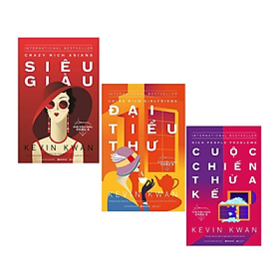 Trọn Bộ 3 Cuốn Giới Siêu Giàu Châu Á: Siêu Giàu + Đại Tiểu Thư + Cuộc Chiến Thừa Kế