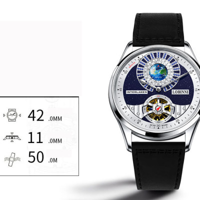 Đồng hồ nam LOBINNI L16038-2 Chính Hãng Thụy Sỹ