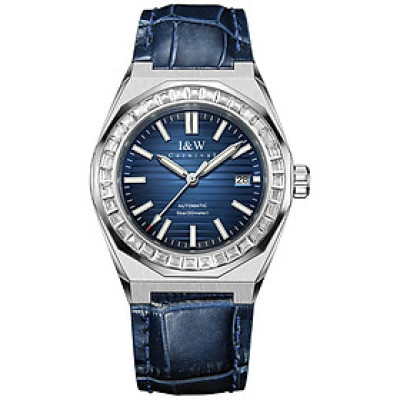 Đồng Hồ Nam I&W Carnival 733G8 Chính Hãng Full Box Chống Nước Kính Chống Xước Dây Da Cao Cấp BH 60T (Máy Cơ Tự Động)