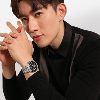 Đồng Hồ Nam I&W CARNIVAL 590G Chính Hãng Full Box Chống Nước Kính Chống Xước Dây Thép Cao Cấp BH 24T (Máy Cơ Tự Động)