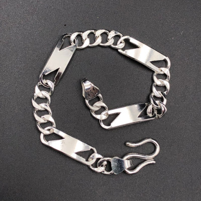 Lắc Tay Nam Bạc Ta Đơn Giản N Nam Tính BẠC HIỂU MINH LTN035S