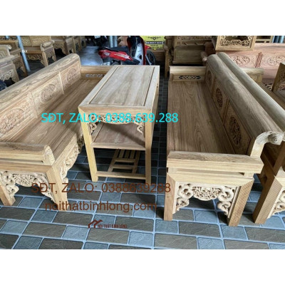 Bộ bàn ghế trường kỷ gỗ gụ sang trọng