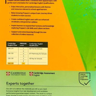 Prepare A1 Level 1 Student