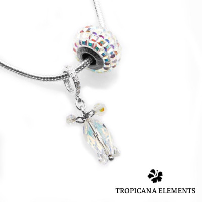 Vòng Tay Tropicana Phối Charm Swarovski Cá Ngũ Sắc