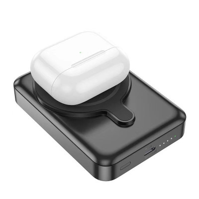 Pin sạc dự phòng sạc nhanh không dây PD 20W 10.000mah, sạc 3 trong 1 sạc cho điện thoại, tai nghe, đồng hồ thông mình, chất liệu chống cháy nổ - Hàng nhập khẩu