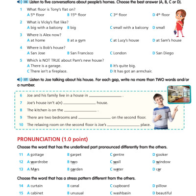 Bài tập bổ trợ Tiếng Anh 6 Right On!