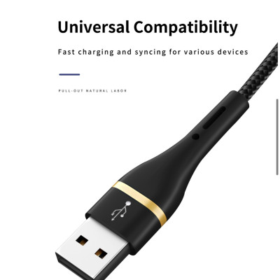 Cáp Wiwu ED-106 USB Và Cáp Dữ Liệu Sạc Nhanh Type-c Sang Type-c 3A Cho Các Thiết Bị Type C Thiết Kế 2 Trong 1, Sạc Nhanh - Hàng Chính Hãng