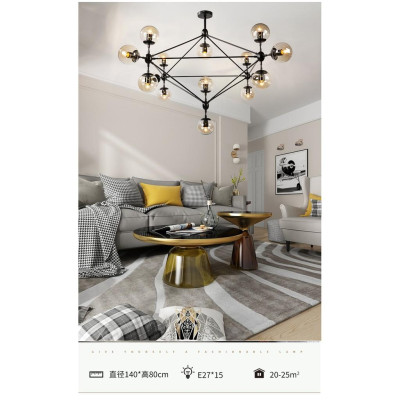 Đèn thả phân tử 10 bóng TP218 THINHPHAT BAO GỒM BÓNG