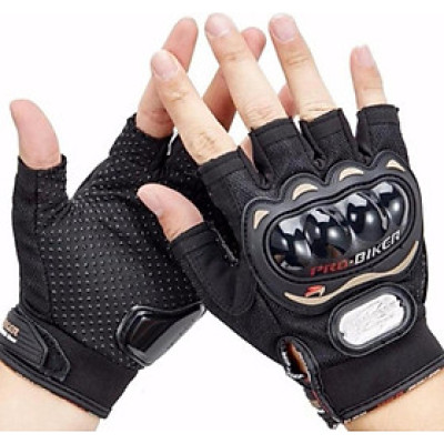 Găng tay/bao tay hở ngón đi phượt, tập Gym...