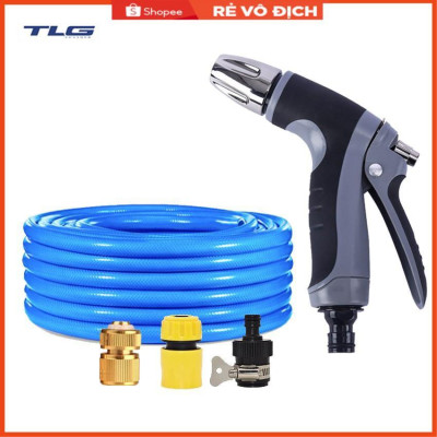 Bộ dây và vòi xịt rửa xe tưới cây tăng áp 7-10M(cút đồng nối 713-1) 206817