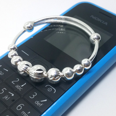 Lắc Tay Lắc Chân Trẻ Em Bạc Hiểu Minh LTE046