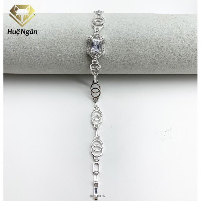 Lắc tay bạc 925 Huệ Ngân - Hình học RYB140106