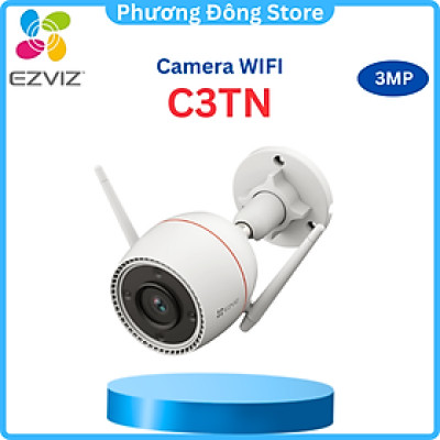 Camera IP Wifi Ngoài Trời EZVIZ C3TN 3MP 2K Color Night Vision Tích Hợp Ai - Có Màu Ban Đêm - Đàm Thoại 2 Chiều - Hàng Chính Hãng