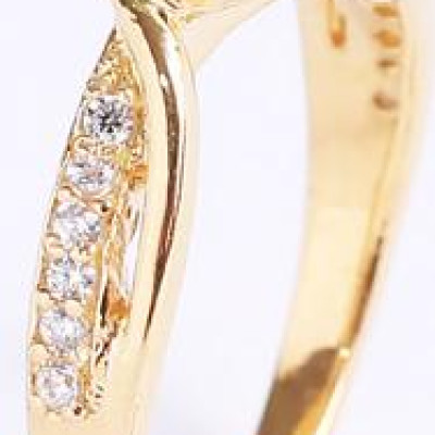 Nhẫn bạc nữ đẹp mạ vàng 18k đóa hoa hồng gắn đá sáng đẹp Gix Jewel N62