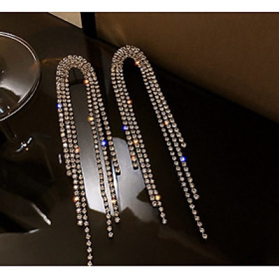 Bông tai, Khuyên tai nữ đính đá lấp lánh cao cấp