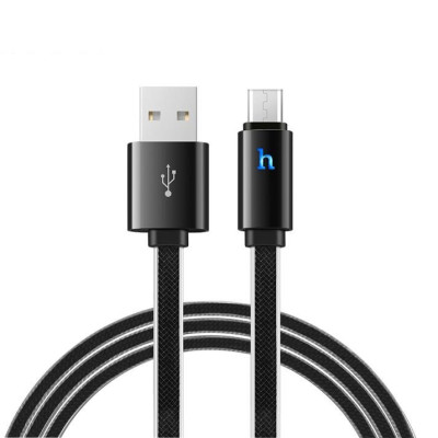 Cáp Sạc Hoco UPL12 Plus Micro USB (dòng máy Oppo F7, Xiaomi Redmi Note 5,Samsung A7...) Sạc Nhanh 1,2m - Giao Màu Ngẫu Nhiên - Hàng Nhập Khẩu