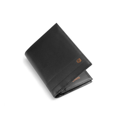 Ví Nam Da Thật Hàng Hiệu GENCE C15 Chất Liệu Da Bò Cao Cấp Màu Đen Dáng Dọc