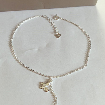 Lắc chân bạc Ý S925 Bạc Xinh Huệ Ngân RYBJ50044