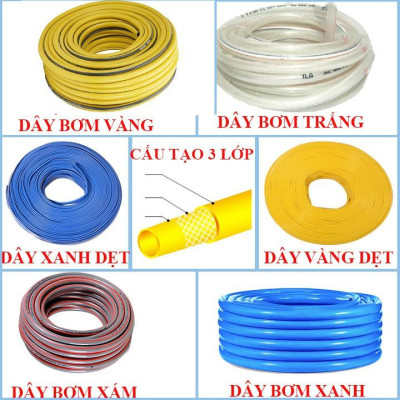 Bộ dây vòi xịt nước rửa xe,tưới cây tăng áp 3 lần 20m(cút đồng nối nhựa xanh) 206817