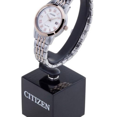 Đồng Hồ Nữ Citizen Dây Thép Không Gỉ FE1084-51A - Mặt Trắng (Sapphire)