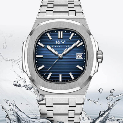 Đồng hồ nam chính hãng IW Carnival IW721G-10,kính sapphire,chống xước,chống nước 50m,Bh 24 tháng,máy cơ (automatic)