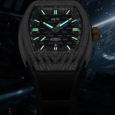 Đồng hồ nam chính hãng IW Carnival IW727G-1 ,kính sapphire,chống xước,chống nước 50m,Bh 24 tháng,máy cơ (automatic)