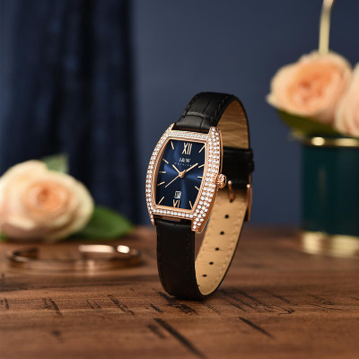 Đồng Hồ Nữ I&W Carnival 537L Chính Hãng BH 60T Chịu Nước 30m Kính Chống Xước Dây Da Cao Cấp ( Máy Quartz)