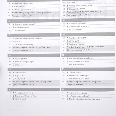 American English File 3th Edition 1. Workbook Without Answer Key
