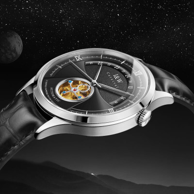 Đồng hồ nam chính hãng IW CARNIVAL IW525G-6 Kính sapphire ,chống xước,Chống nước 30m ,Bảo hành 24 tháng,Máy cơ (Automatic),Dây da cao cấp,thiết kế lộ cơ thể thao 