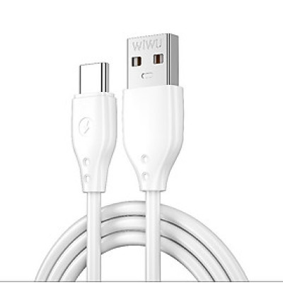 Cáp sạc Wiwu Pioneer Charging Cable Wi-C001 cho các thiết bị sạc chân Type-c, hỗ trợ sạc nhanh, chiều dài 1m - Hàng chính hãng