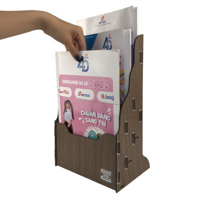 Kệ gỗ 3 ngăn Enter KG403 A4 lắp ráp