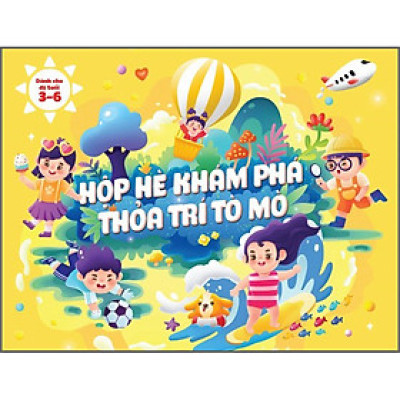 Hộp quà cho trẻ từ 3-6 tuổi: Hộp hè khám phá - Thỏa trí tò mò