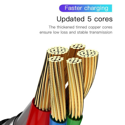 Cáp sạc Baseus 60W USB C sang Type-C cho điện thoại -Hàng Chính Hãng