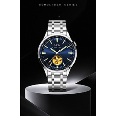 Đồng Hồ Nam I&W CARNIVAL 590G Chính Hãng Full Box Chống Nước Kính Chống Xước Dây Thép Cao Cấp BH 24T (Máy Cơ Tự Động)