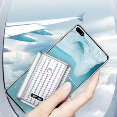 Pin Sạc Wiwu JC-08 Powertank 10000mAh Mini Powerbank Pin Dự Phòng Hỗ Trợ Sạc Nhanh - Hàng Chính Hãng