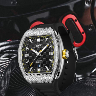 Đồng hồ nam chính hãng IW Carnival IW727G-1 ,kính sapphire,chống xước,chống nước 50m,Bh 24 tháng,máy cơ (automatic)