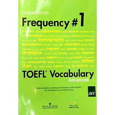 Sách - LinguaForum Frequency # 1 Toefl Vocabualary (Kèm 1CD) - Nhân Trí Việt
